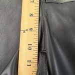 Banana Republic  Petite Vegan Leather Bootcut Pants Black 14P Smooth Coat MidRise Photo 10