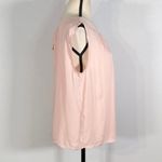 Magaschoni  Pink Blush Sleeveless Back Tie Blouse Women's Size Small NWT Photo 5
