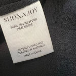 Shona joy Ruffle Front Tie Waist Midi Dress Black Photo 5