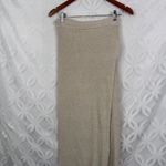 Free People Beach Cream Knit Crochet Wrap Maxi Skirt Size S Photo 2