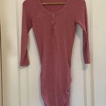 Sundry  Henley ribbed mini dress Photo 5