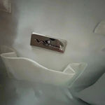 Nina NWT  SMALL SHOULDER PURSE CREAM WITH BLACK PEARL BEADED BOW DESIGN Photo 4