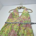 Lilly Pulitzer Halter Dress 12 Carmen Fillies Lillies Derby Horse VINTAGE Y2K Photo 6
