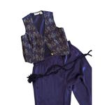 Victoria's Secret Vintage Victoria’s Secret Paisley Print Silk Blend Gilet Pajama Size XS Photo 6