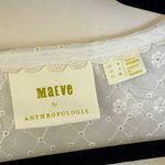 Anthropologie  Maeve Laila Ruffled Blouse - Cream 4 Photo 2