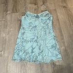 Jones New York Slip Dress Lingerie Large Babydoll Floral Satin Chemise Nightgown Photo 2