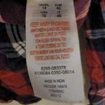 Primark  Women's Red Blue Plaid Long Sleeve Dress Shirt Size 10 Photo 1