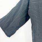 Dallas Daws Womens Minimalist Quiet Luxury 100% Silk Alyse Blouse Size‎ M Black Size M Photo 2