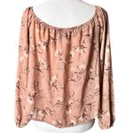 Forever 21  Women's Floral Blush Pink Women's Top Sz S Photo 6
