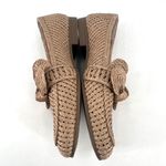 Charles David  NWOT Women’s Finite‎ Woven Raffia Loafer Size 7.5M Tan Flats Photo 7