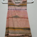 Anthropologie Pilcro NWT Sunset Dyed Motif Twist Back Tank Top Small Petite Photo 0
