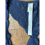 Free People NWOT Intimately  Lace Bralette Bra Small Dark Gray Galloon Racerback Photo 7