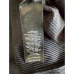 Aritzia Wilfred Amelia Ribbed Ruched Side Midi Dress Black Size Small Photo 14