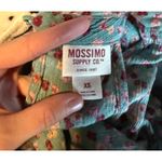 Halter Floral Open Back Romper Womens XS Green Photo 3