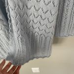 Victoria's Secret  Size S Light Blue Wool Mohair Blend Y2K Fairy Cardigan Crotchet Photo 2