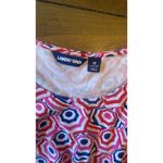 Lands' End Cap Sleeve Twist Front Umbrella Print Dress Size 1X Photo 5
