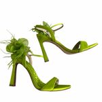 Sam Edelman  Floral Strap Dress Sandal Size 8 Open Toe Heels Photo 5