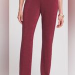 Chico's CHICO’S set TRAVELERS cardigan and no tummy pull on pants burgundy NEW size 12 Photo 8