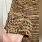 Peyton Primrose Tan Multicolor Striped Plus Size Long Sleeve Knit Sweater Brown Photo 4