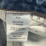 Vervet Blue Jeans Womens 28 Skinny Leg Distressed Mid Rise Stretch Casual Denim Photo 10