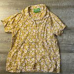 Big Bud Press Lazy Daisy Pantry Button Up Size XS Yellow Photo 0