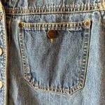 Vintage Streetwear Jean Vest Blue Size 6 Photo 9