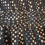 SOUP polkadot dress XS lace bottom retro style Black and White Photo 6