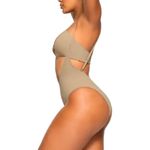 desert swim cut out open bust one piece | tan SKIMS one piece Photo 2