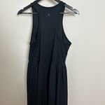 Zella Effortless Cutout Back Hybrid Dress in Black Size Large Photo 7