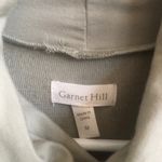 Garnet Hill Sage Tencel Blend Tunic Top Sleeveless Turtleneck A10 Photo 3