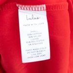 Lulus  Womens Lace Mini Dress Size M Red Sheath Floral Cocktail Romantic Feminine Photo 7