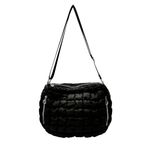 Valentino Orlandi Black Quilted Puffer Tote Photo 4