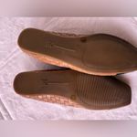 INC  International | Jenaya tan / brown & black ballet flat shoes 7M handmade Photo 6