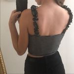 Mind Code ‎Striped Ruffle Strap Top Photo 8