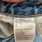American Eagle  Tomgirl Denim Shorts Women's Distressed Cuffed Size 8 Photo 3