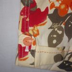 SPANNER 8 Golf Shorts Orange Olive Floral Photo 2