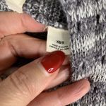 Anthro Moth Size XS / S Vest Cardigan Sweater Cotton Blend Open Cascade Front Gray Photo 3