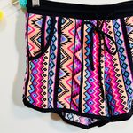 No Boundaries Aztec Print Shorts Photo 2