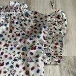 Koch  Insect Floral Ruffle Sleeve Blouse Photo 10