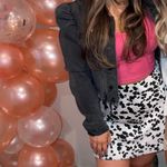 Cotton Candy LA Black and White Cow Print🐄 A Photo 1