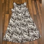 Robbie Bee Black and White Midi Sundress Photo 5