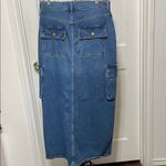 a.n.a 🦞🦞🦞BOGOHO 🦞🦞🦞 Blue Denim Cargo Skirt Photo 8