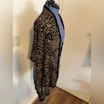 Vintage Brown Black Velvet Leopard Wrap/Shawl Photo 6