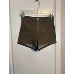 Divided H&M green high rise short shorts Photo 1