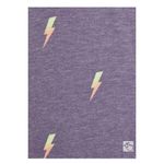 Torrid  Purple Lightning Bolt Lightweight French Terry Sweatshirt Sz.4 Photo 3