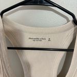 Abercrombie & Fitch Beige Ribbed Tank Top Photo 2