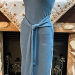 NWOT Sexy blue dress with side slits S Photo 1