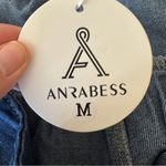 Anrabess Blue Denim Ruffled Jean Shorts Womens M Festival Boho Coquette NWT Size M Photo 2