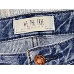We The Free Jeans Vintage Raw Hem Fringe Flare Bell Bottom Light Wash Size 26 Photo 2