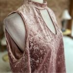 Lime n Chili Top Mauve Pink Velvet Cold Shoulder Cutout 6 Party Date Glam Chic Photo 11